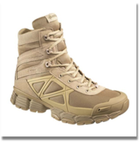 BATES MEN'S VELOCITOR DESERT

Oil, Stain and Abrasion-Resistant Wolverine Warrior Leather® and Mesh Upper, Breathable Mesh Lining, Dual Density Cushioned Insert, Cushioned EVA Midsole, Durable Rubber Outsole with TPU Arch Support, Cement Construction
